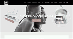 Desktop Screenshot of endermologieroma.it