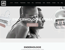 Tablet Screenshot of endermologieroma.it